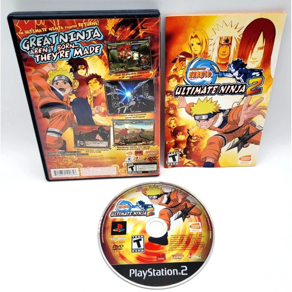 NARUTO: ULTIMATE NINJA 2‎ CIB PS2 COMPLETE IN BOX PLAYSTATION 2